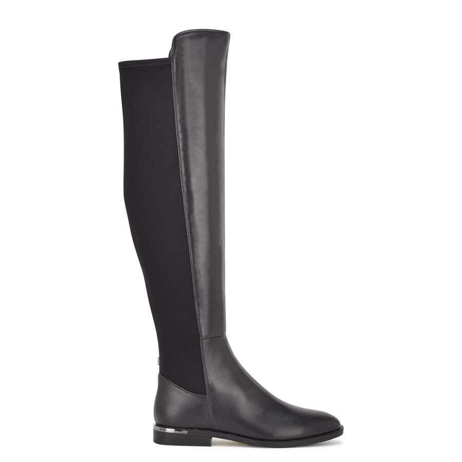 allair overknee-stiefel mit stretch-rücken