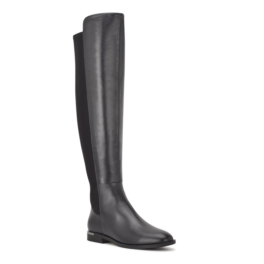 allair overknee-stiefel mit stretch-rücken