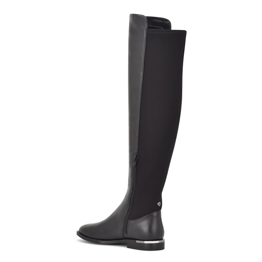 allair overknee-stiefel mit stretch-rücken