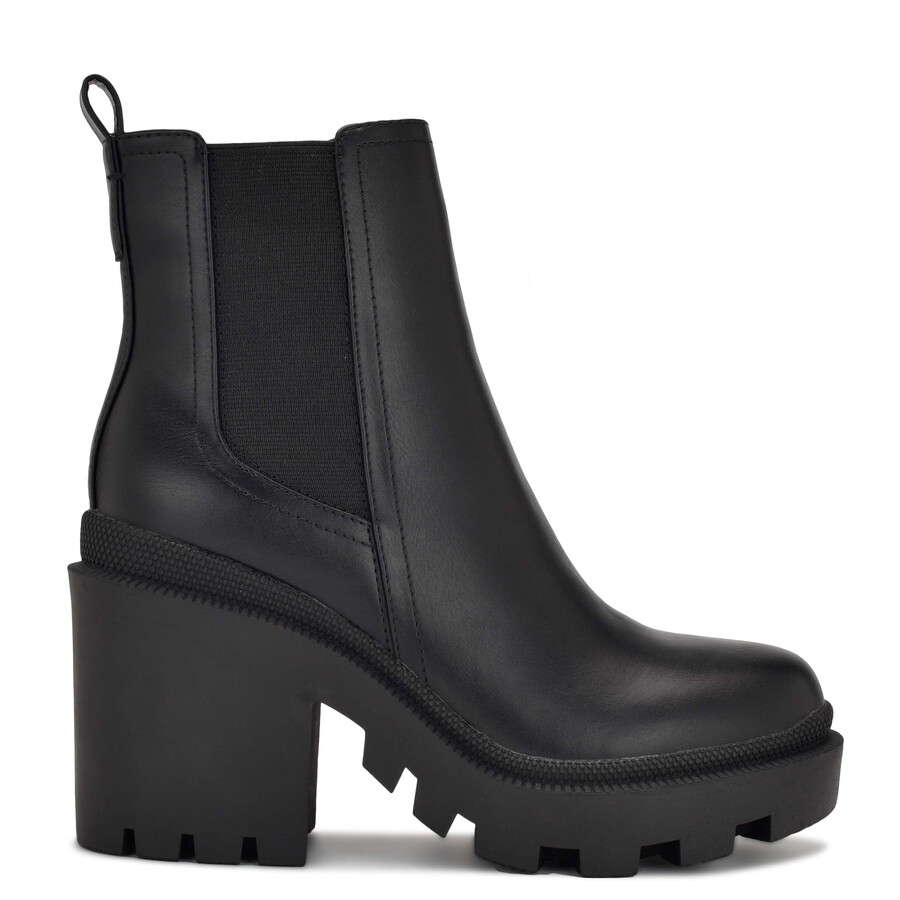 forme chelsea-stiefeletten mit profilsohle