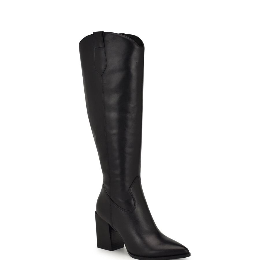 bromwel stiefel mit blockabsatz