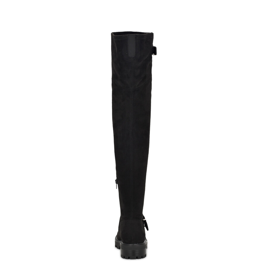 nans overknee-stiefel mit profilsohle
