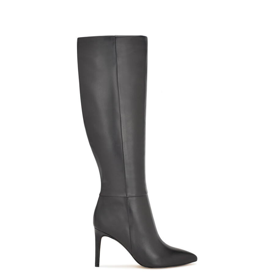 richy stiefel mit weitem schaft und absatz
