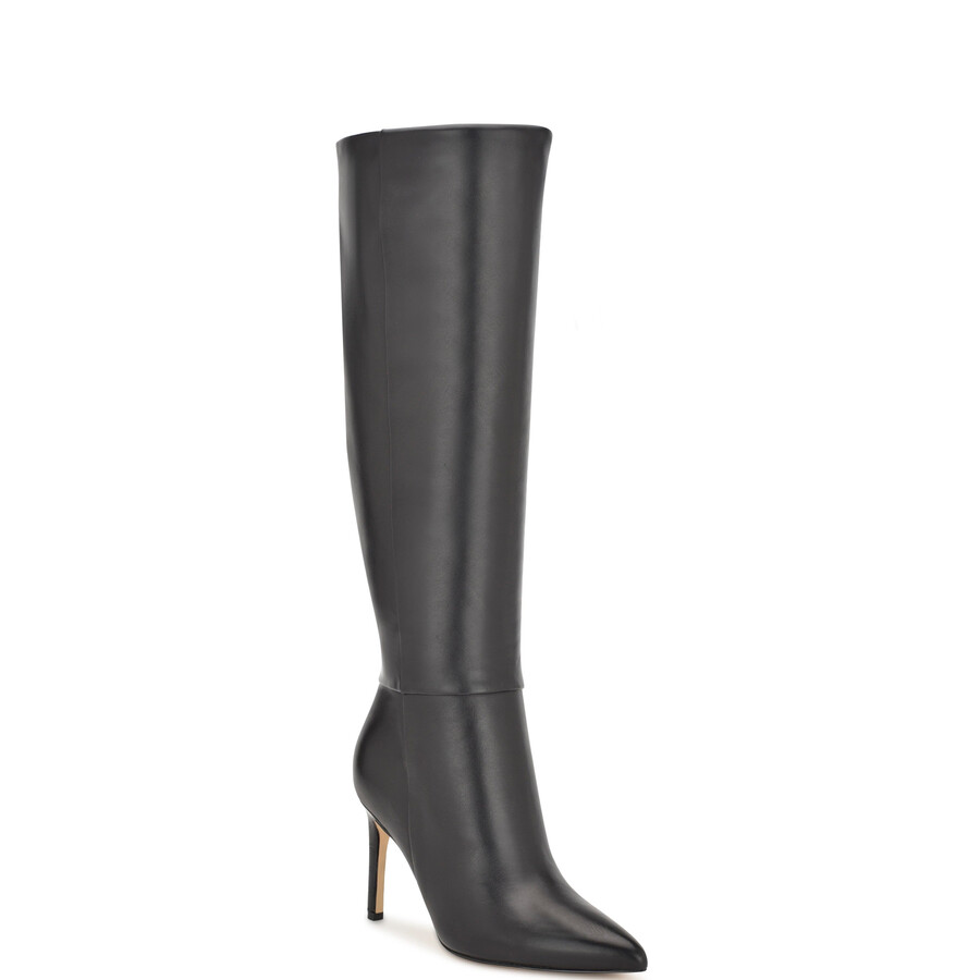 richy stiefel mit weitem schaft und absatz