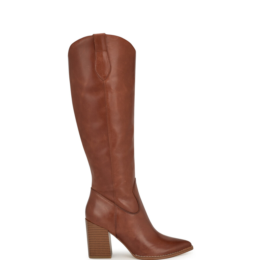 bromwel stiefel mit blockabsatz