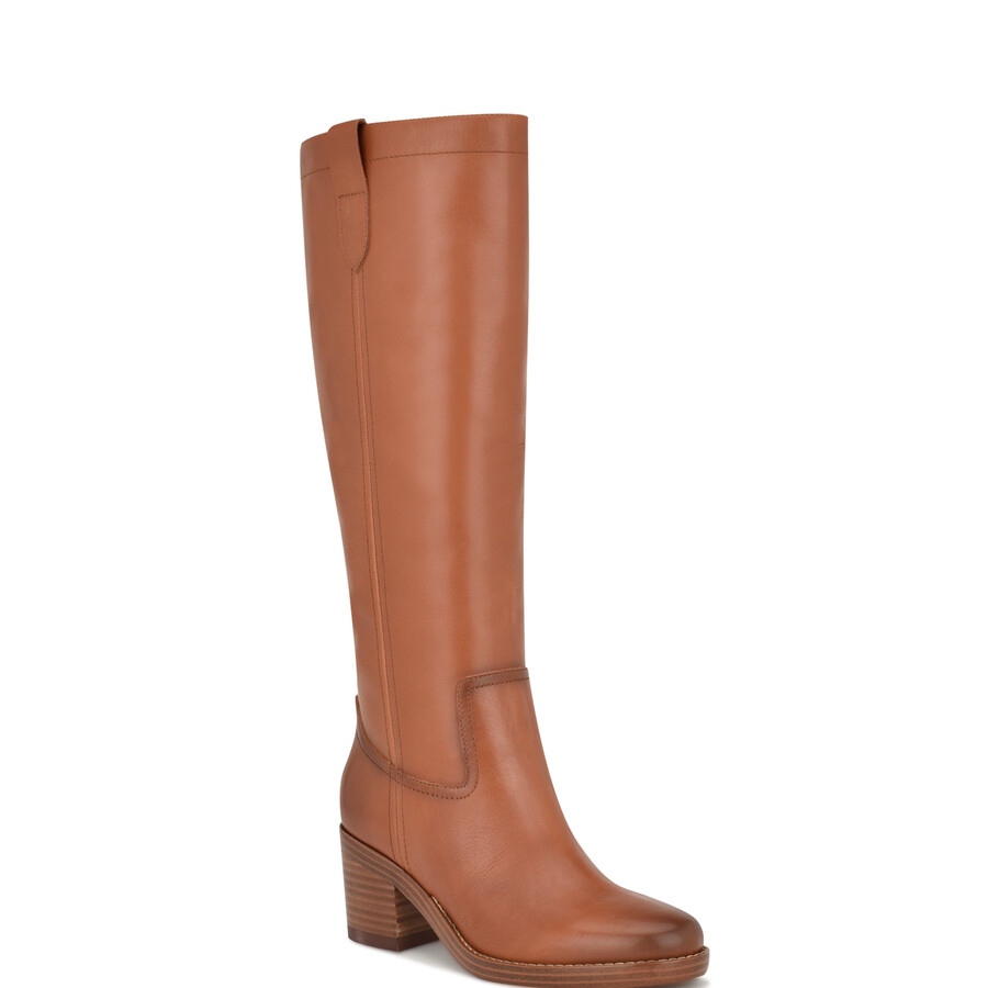 hecee – maßgeschneiderte stiefel mit blockabsatz