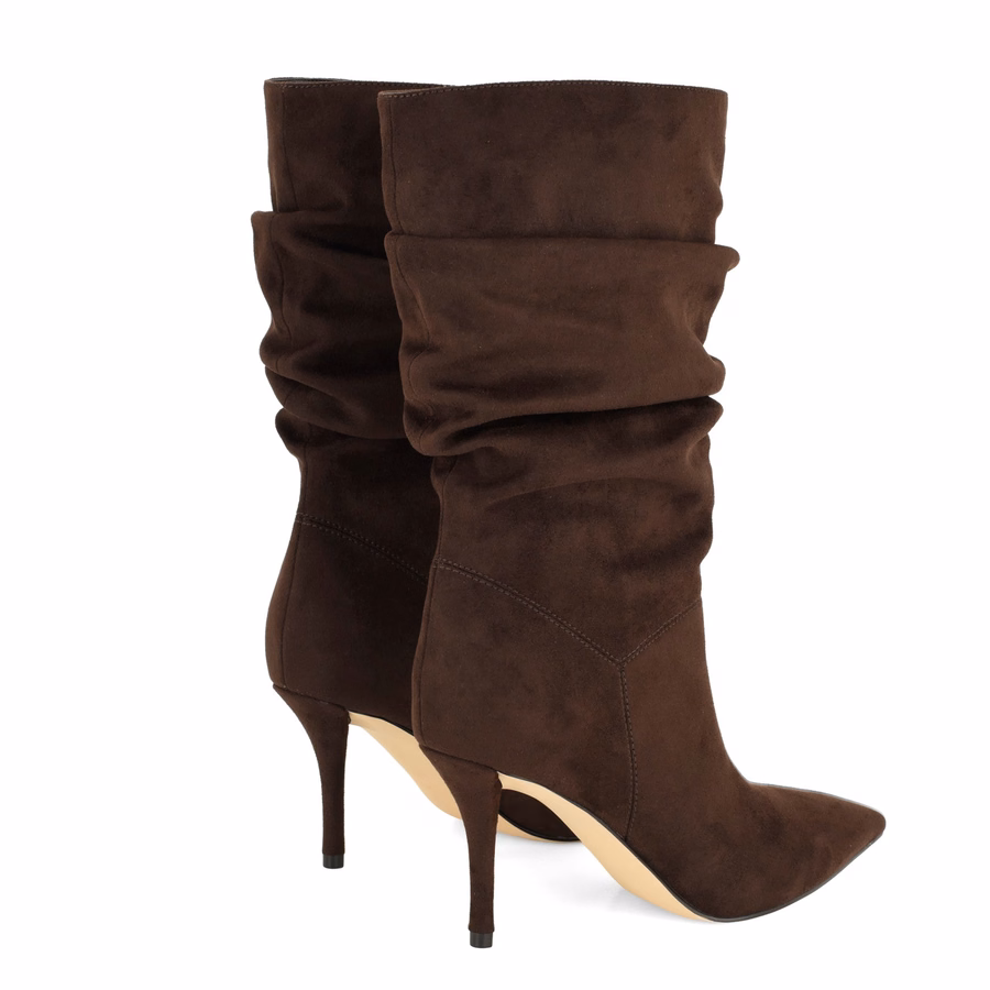 Murto Slouch Stiefeletten - Dunkelbraun