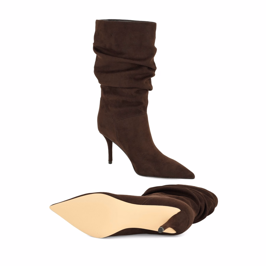 Murto Slouch Stiefeletten - Dunkelbraun