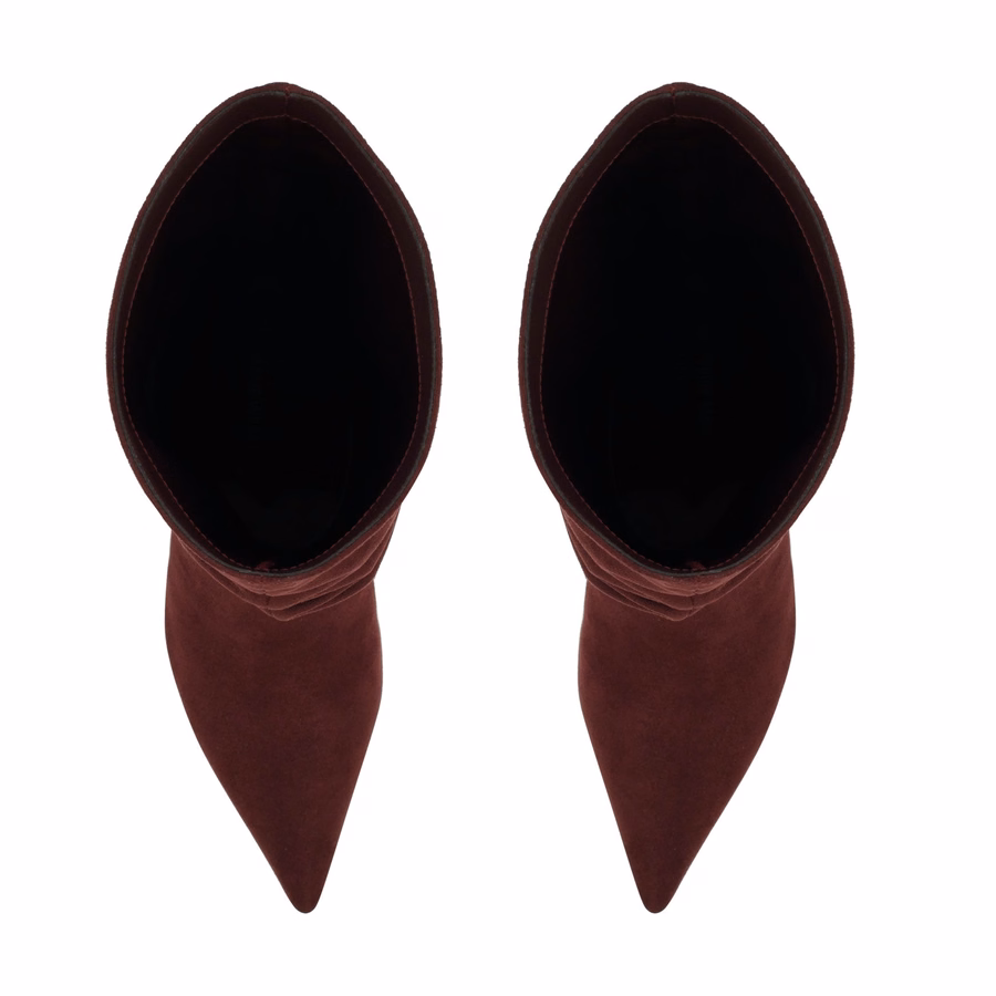 Murto Slouch Booties – Burgund