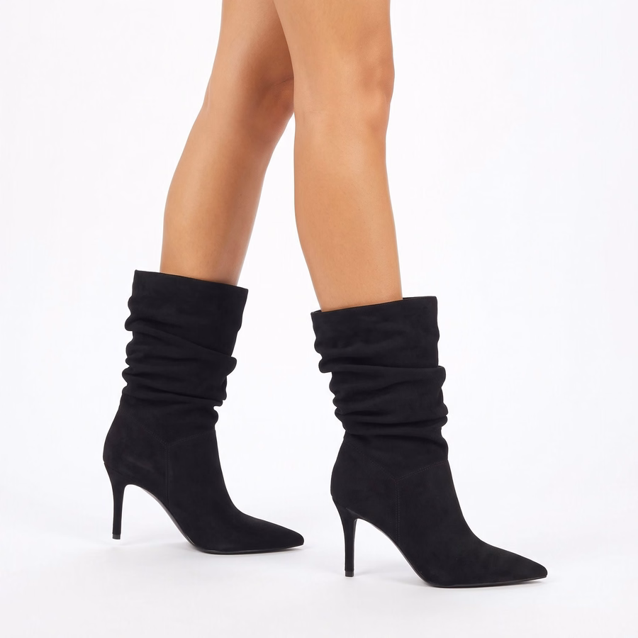 Murto Slouch Booties – Burgund