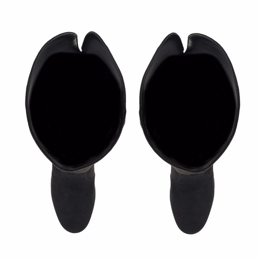 Deryn Overknee-Stiefel – Schwarz