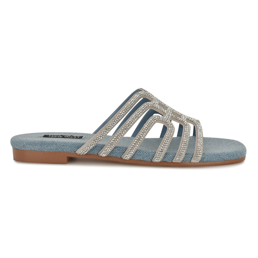 flache sandalen „timy mit verzierung
