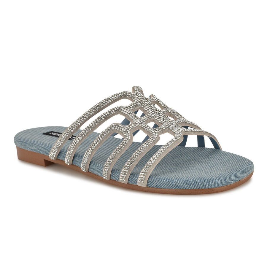 flache sandalen „timy mit verzierung