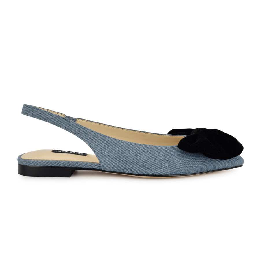 junnie slingback-ballerinas mit schleife