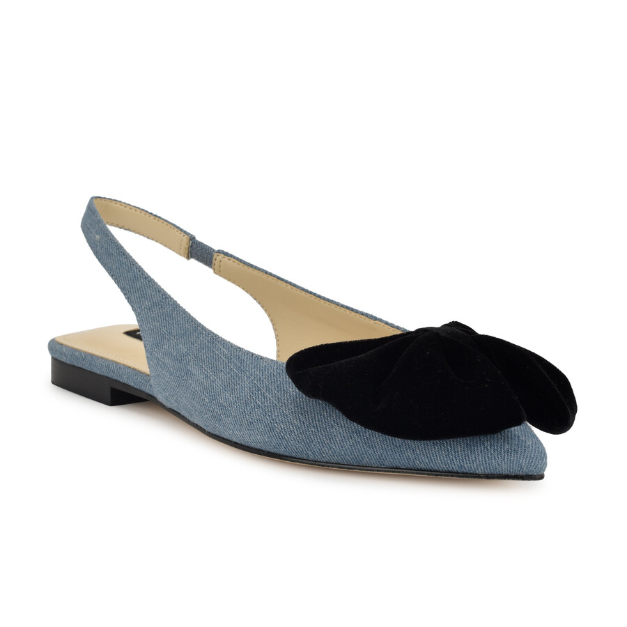 junnie slingback-ballerinas mit schleife