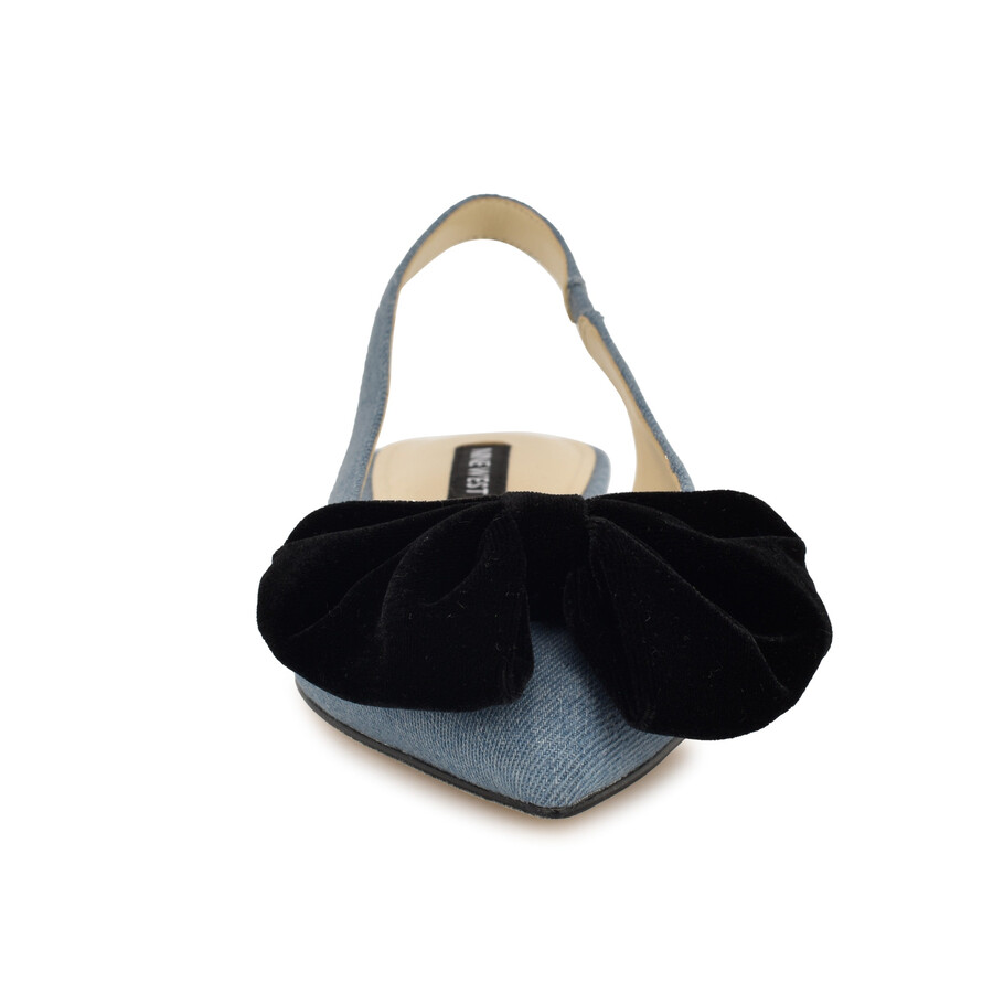 junnie slingback-ballerinas mit schleife