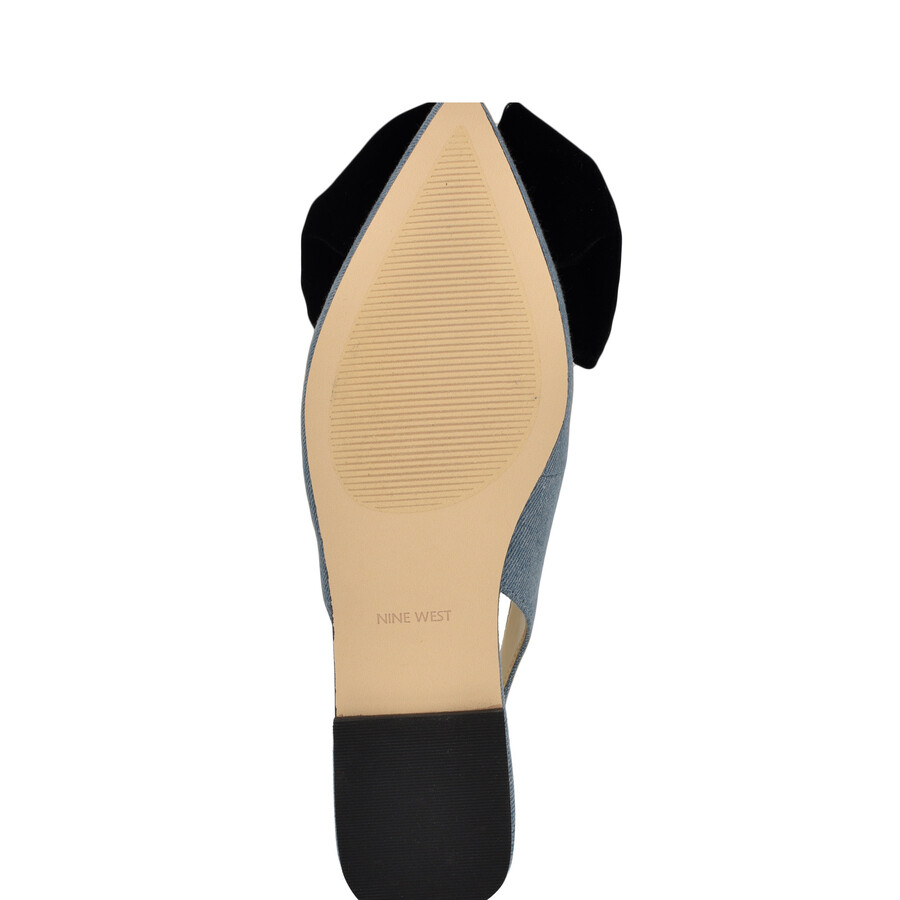 junnie slingback-ballerinas mit schleife