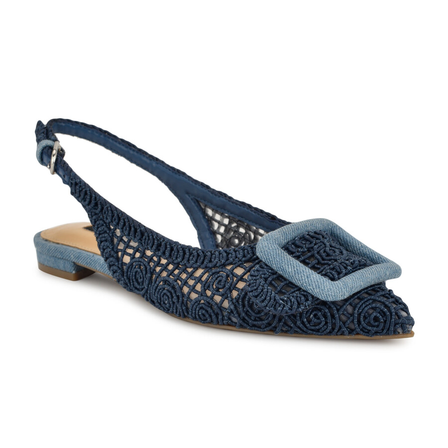 jasser – gewebte slingback-ballerinas