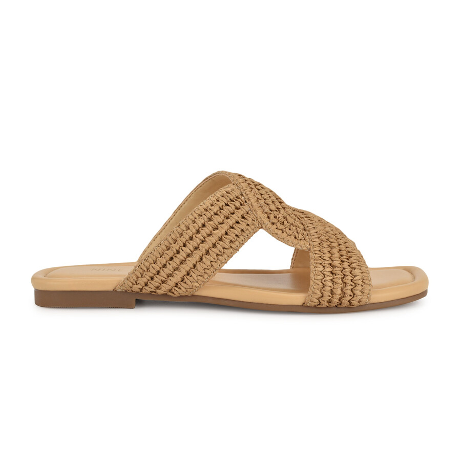 flache quara-sandalen