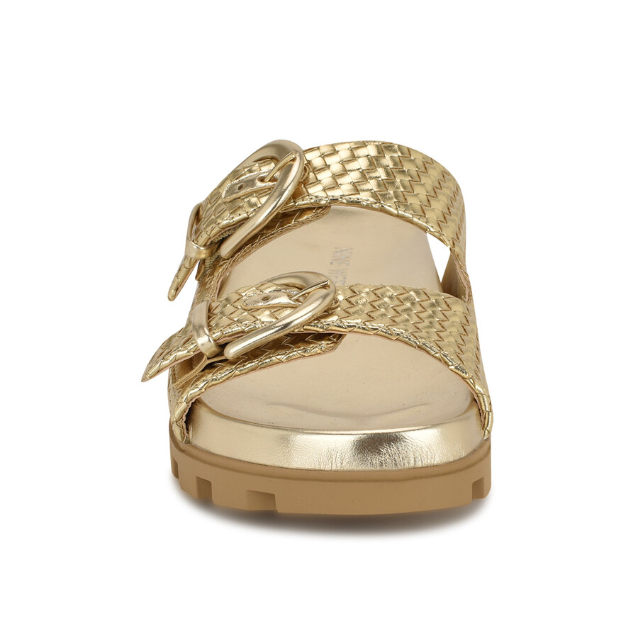 tindy sandalen mit gewebtem fußbett