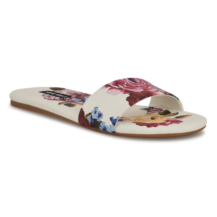 flache slide-sandalen von lolipop