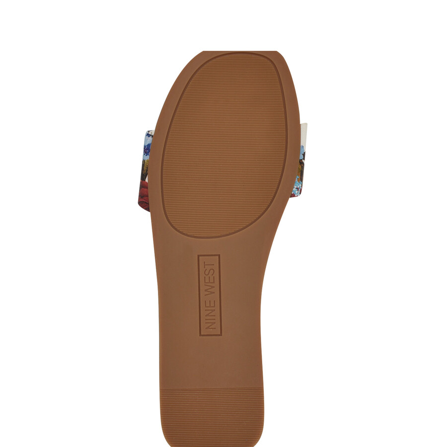 flache slide-sandalen von lolipop