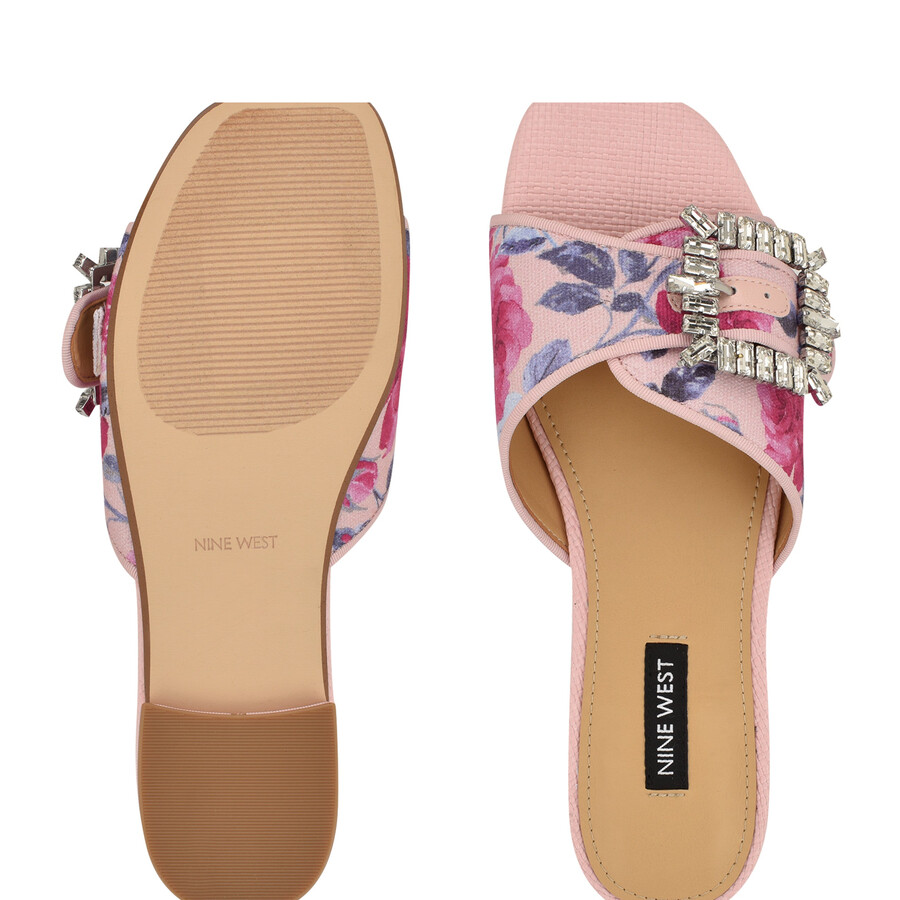 flache laniey-sandalen