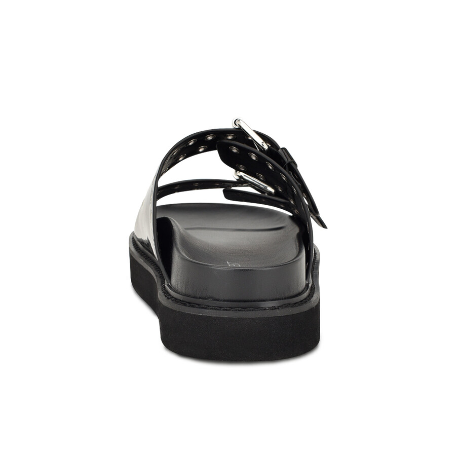 eleny slide-sandalen mit schnalle