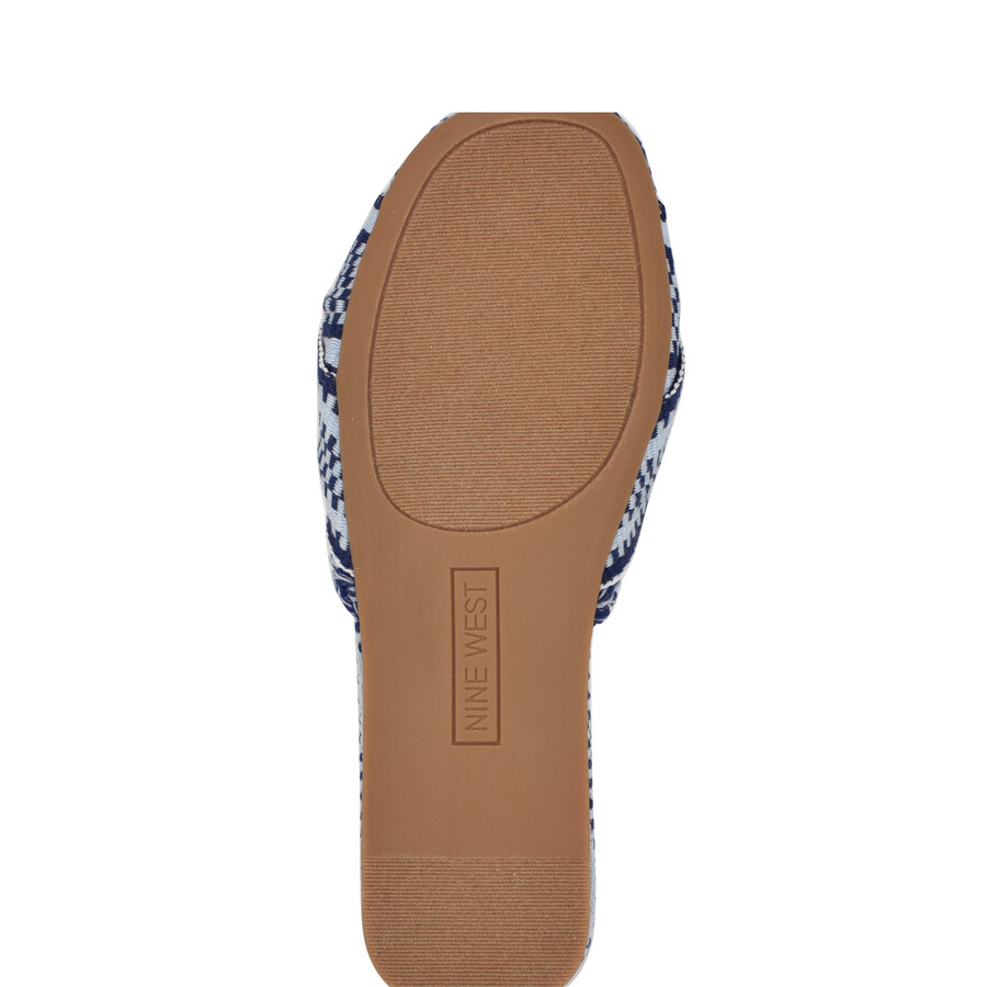 flache slide-sandalen „lalta mit knoten