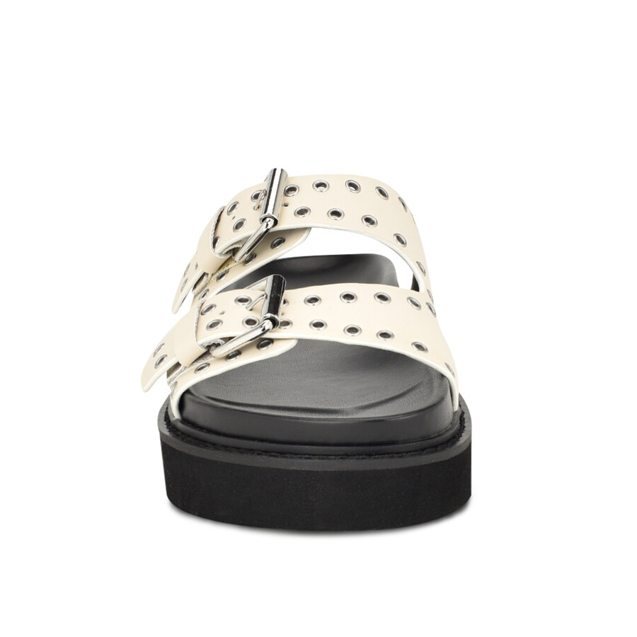eleny slide-sandalen mit schnalle