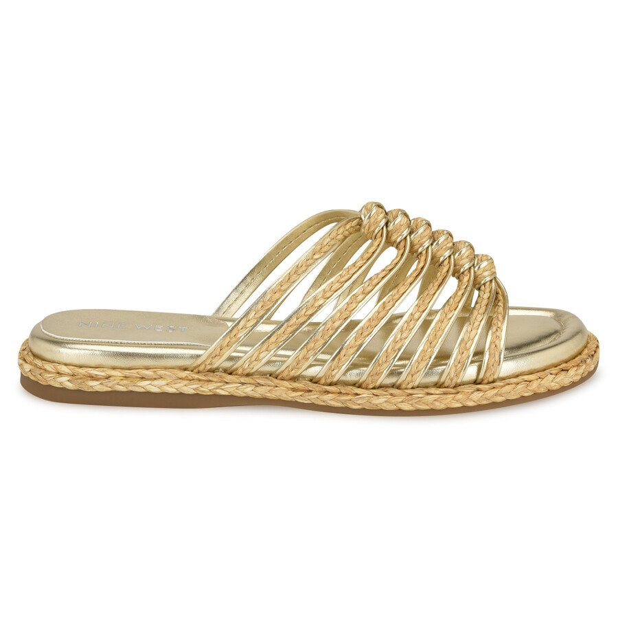 flache espadrilles-sandalen „adila