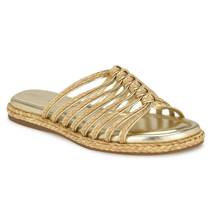 flache espadrilles-sandalen „adila