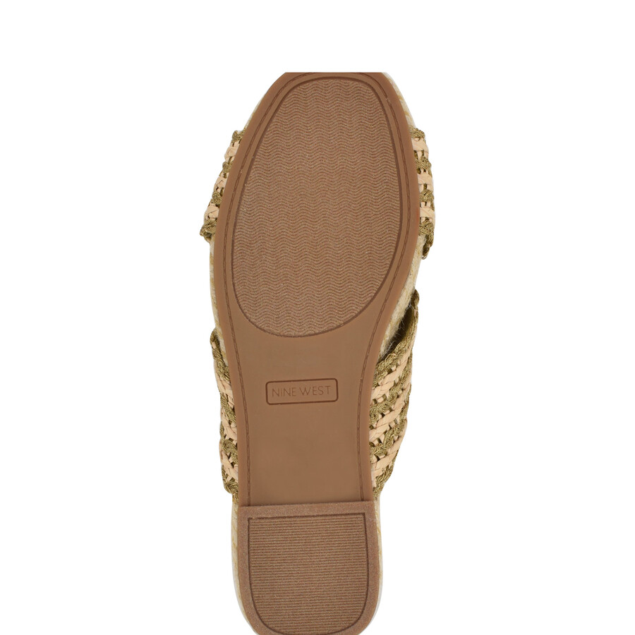 flache slide-sandalen von animay