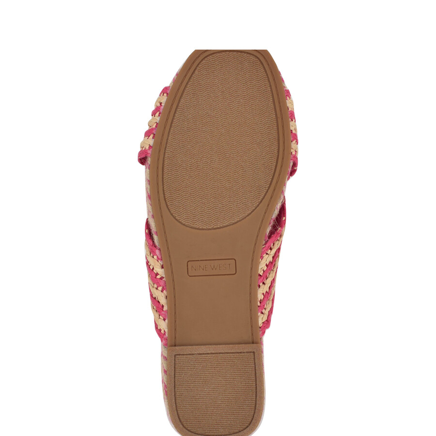 flache slide-sandalen von animay
