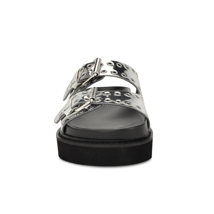 eleny slide-sandalen mit schnalle