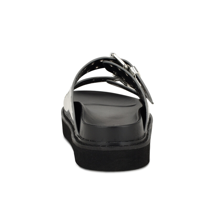 eleny slide-sandalen mit schnalle