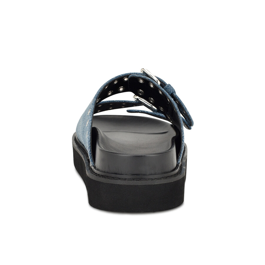 eleny slide-sandalen mit schnalle