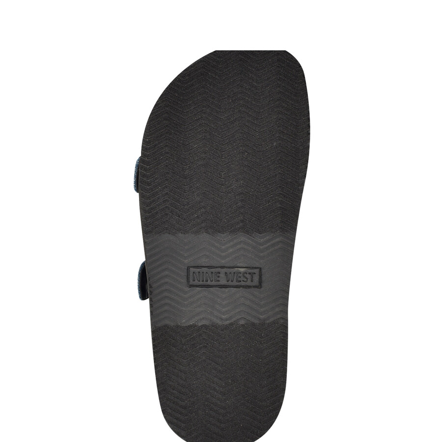 eleny slide-sandalen mit schnalle