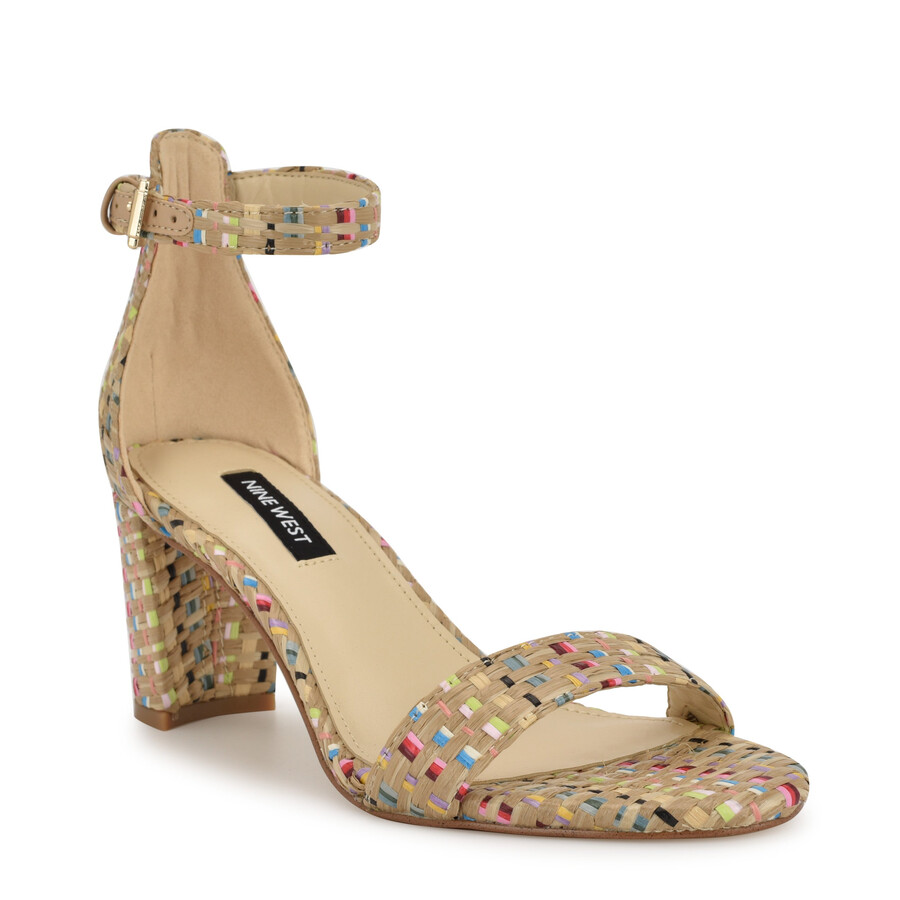 pruce sandalen mit knöchelriemen und blockabsatz