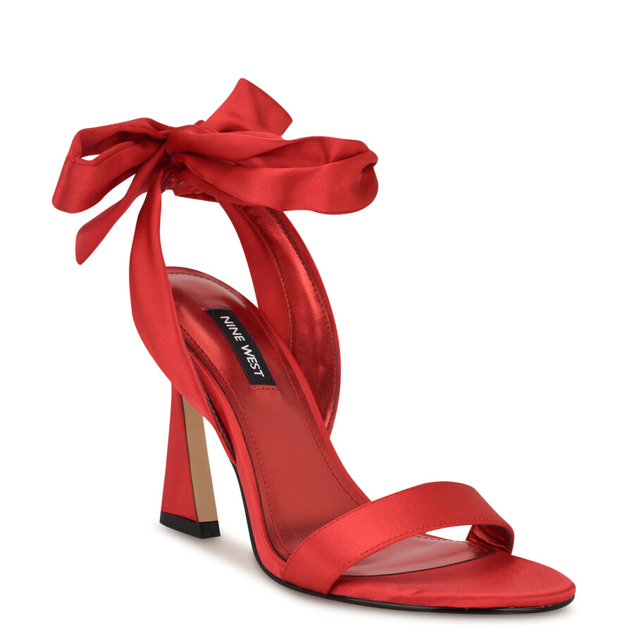 kelsie – knöchelwickel-sandalen mit absatz