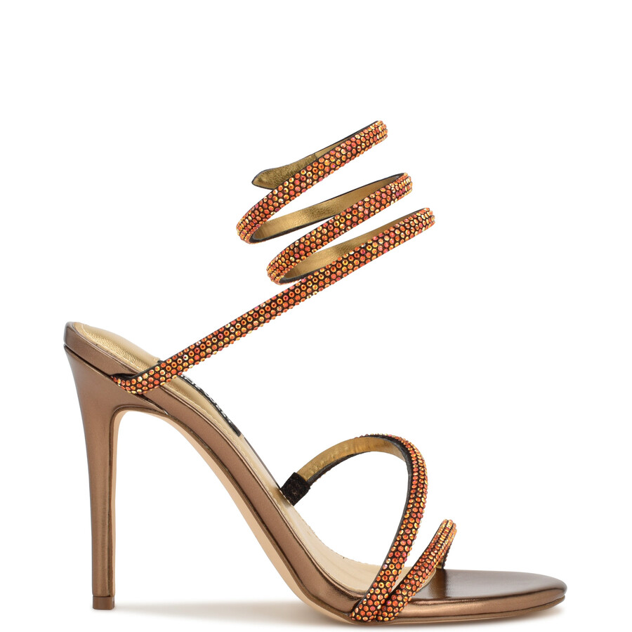 maskil – knöchelwickel-sandalen mit absatz
