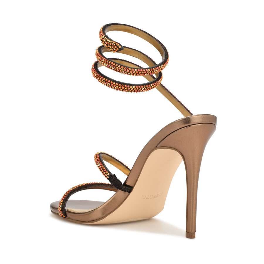 maskil – knöchelwickel-sandalen mit absatz