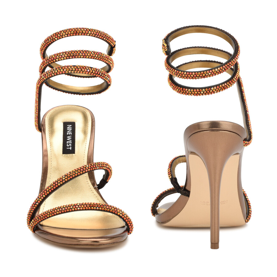 maskil – knöchelwickel-sandalen mit absatz