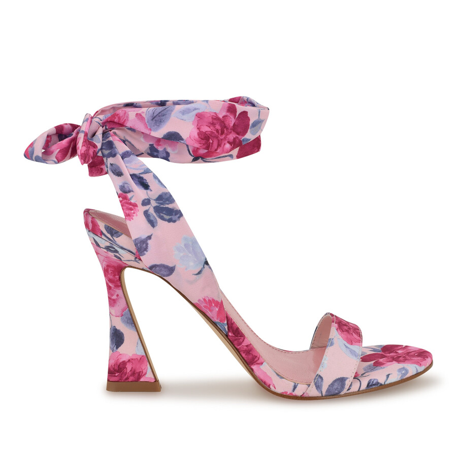kelsie – knöchelwickel-sandalen mit absatz