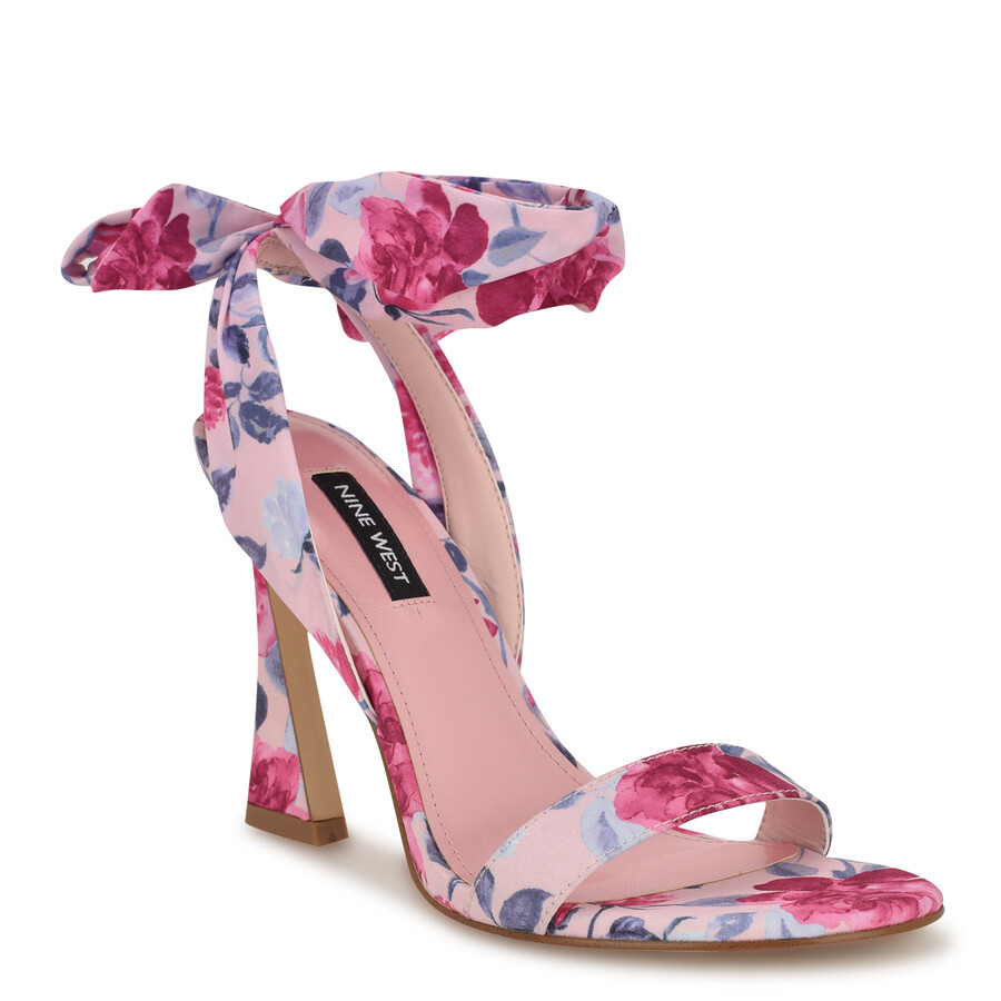 kelsie – knöchelwickel-sandalen mit absatz