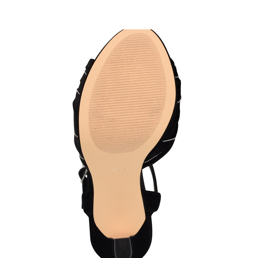 winne plateausandalen mit knoten