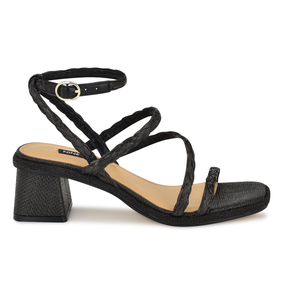 emolly raffia-sandalen mit blockabsatz
