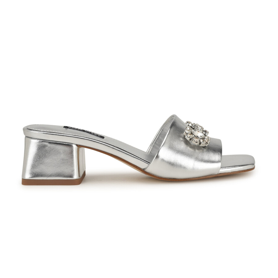 bamsy – slide-sandalen mit blockabsatz