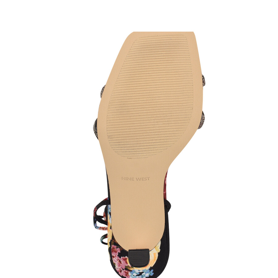 raqchel sandalen mit knöchelriemen und strass-schleife