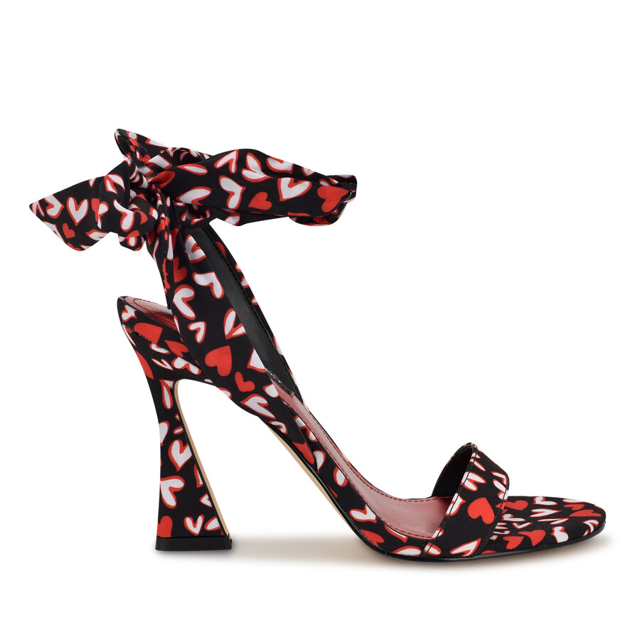 kelsie – knöchelwickel-sandalen mit absatz